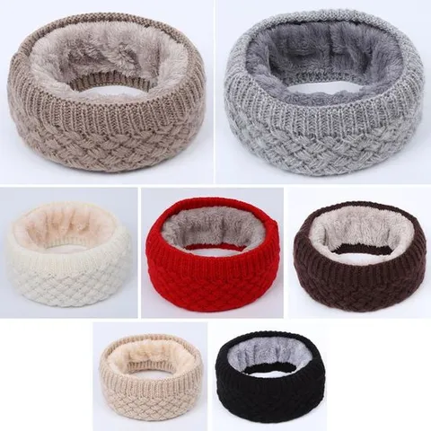 퍼 안감 니트 넥워머