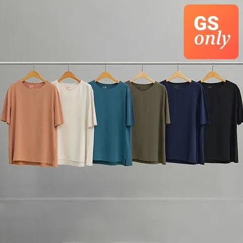 로가시아 25SS 크레오라 에어핏 반전 티블라우스 6종 [GS 단독]