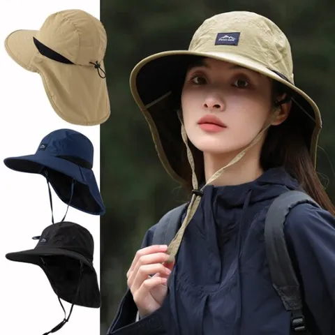 남녀공용 스코로 여름 캠핑용 썬캡 자외선 UV 차단 모자