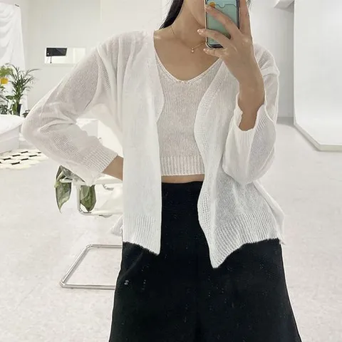 나시 여름 추천 가디건세트 나시가디건세트