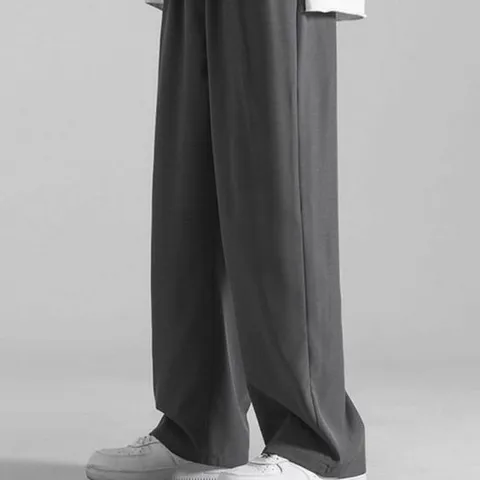 데일리 남자 스타일 여름 일상 와이드 고품질 쿨링 트 트레이닝팬츠