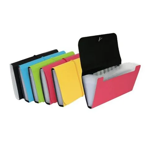 문구사무/컬러미니도큐13칸통장지갑(13포켓/노랑)