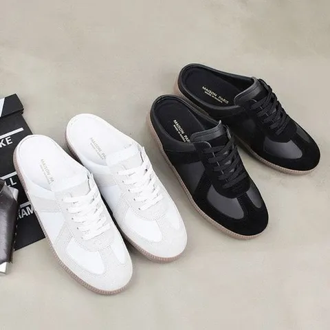 [에이치플러스몰]국내제작 콤비 독일군블로퍼 남성 스니커즈 뮬슬리퍼