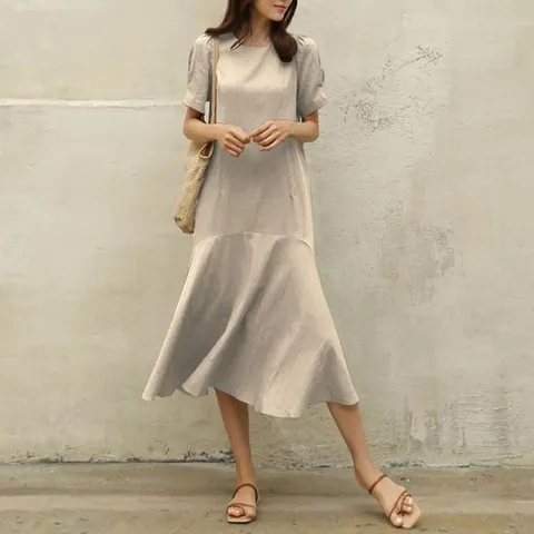 [에이치플러스몰]카이씨 원피스 여름원피스 린넨원피스 반팔원피스