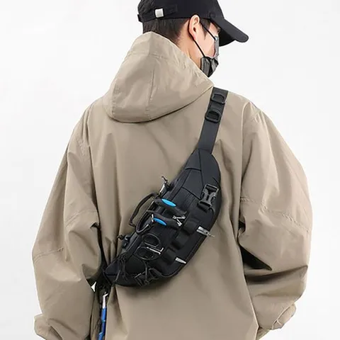 남성 스포츠힙색 벨트백 남성 남학생 캐주얼 데일리