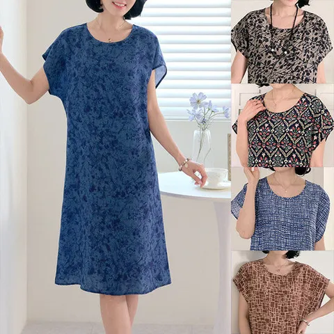 [로즈맘][엄마옷 로즈맘] 화윤풍기인견원피스2