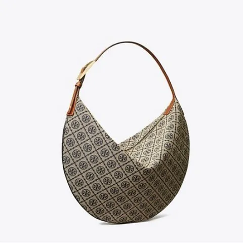 [25FW][토리버치 공식] 티 모노그램 벌룬백 - 토리 네이비