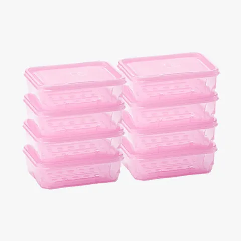 [땡스소윤]땡스소윤 냉동실 전용 밀폐용기 9호 8개