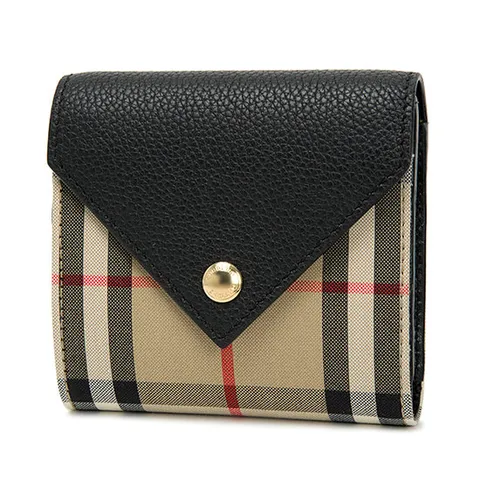 BURBERRY 여성 빈티지 체크 레더 반지갑 8026114