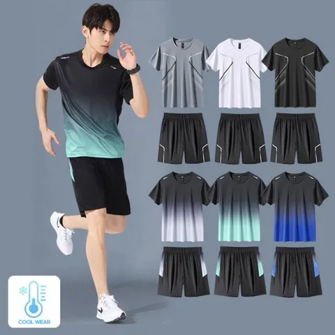 [반팔+반바지] 드라이핏 기능성 트레이닝 세트 2701