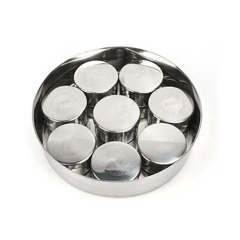 유치원 스텐 원형 보존식 용기 8P 세트