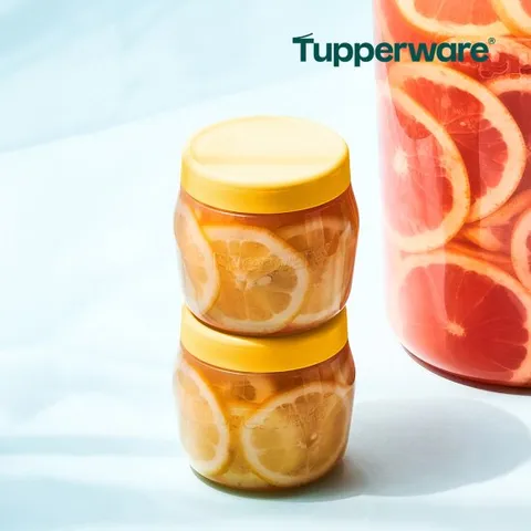 타파웨어 다담자 325ml 연주황 2개