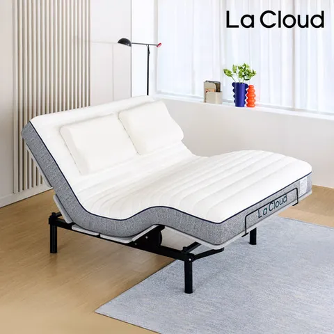 [행사카드할인] 라클라우드 모션베드 EZ모션 + 메모리폼 매트리스 Q20cm / 전동침대