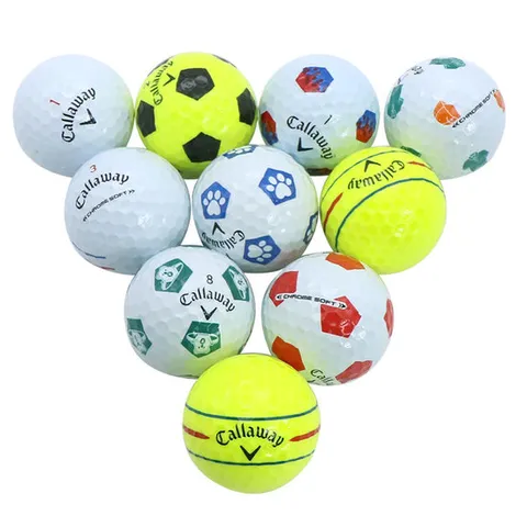 (로스트볼) 캘러웨이 크롬소프트 에디션 특S+급 10구(화이트, 컬러혼합)