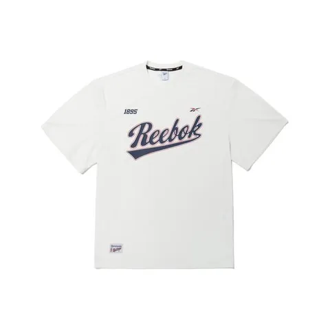 [ 롯데백화점 ][리복]썸머 레터링 남여공용 저지 티셔츠 - 화이트 RETS5ER65_O