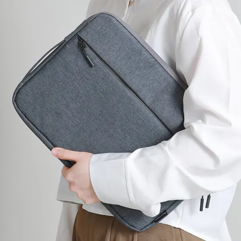 뉴핸들 노트북파우치 가방 맥북 LG 그램 삼성 직장인 업무용 블랙 L(15-16)