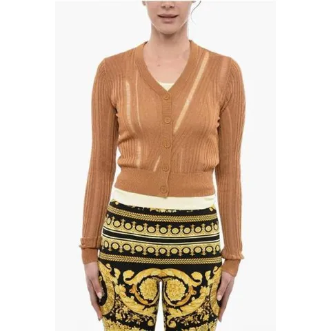 캘빈클라인 캘빈클라인 베이지 가디건 2037411