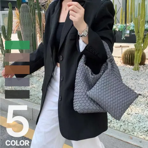 쏘울백 / 쏘울 위빙 메쉬 에론 토트 숄더백 (5color)