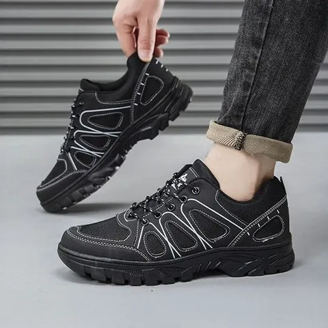 [에이치플러스몰]남성 3컬러 심플 경량 트래킹 스니커즈