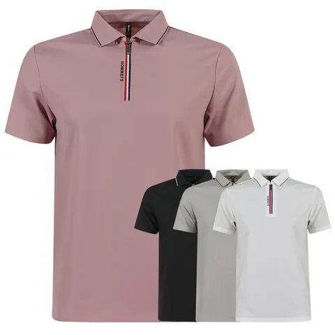 페라어스 남성 여름용 소프트 삼색지퍼 골프셔츠 GCTM5OM2554