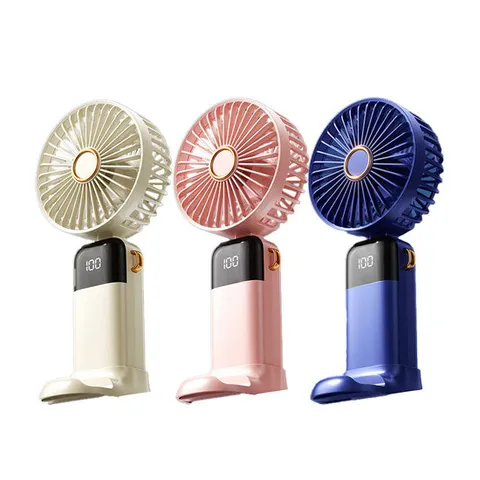 [DM] 5단조절 강력한 터빈모터 목걸이형 USB선풍기_거치대 포함