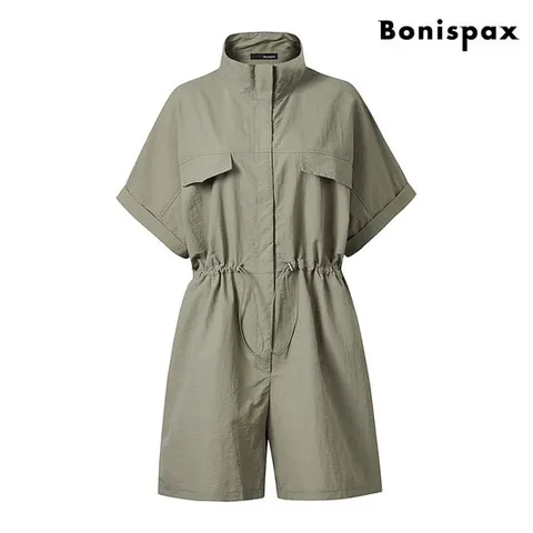[보니스팍스]소매 롤업 점프수트(XP2OW030L0)