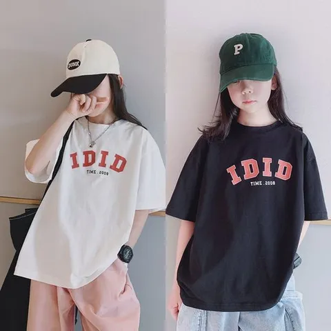 [삐삐네옷가게]삐삐네옷가게 여아 주니어 키즈 아이디드 레터링 2color 티셔츠