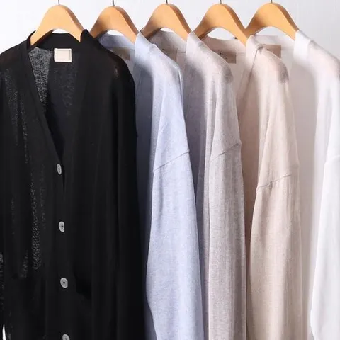 [시드마켓]썸머 포켓 Y넥 롱가디건 205D602S 빅사이즈 여성 504