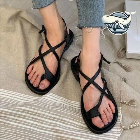 여름 스트랩 조리 편안한 슬리퍼 외출용 샌들 발편한샌들