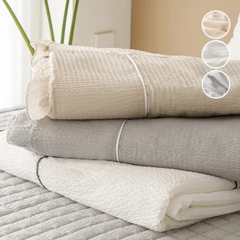 뱀부 냉감 시어서커 여름 호텔식 침구 차렵 이불 먼지없는 슈퍼킹 라지킹 KK (이불단품)