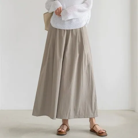 그로우앤더 [빠른배송] 쿨매직 바스락 프릴 치마바지