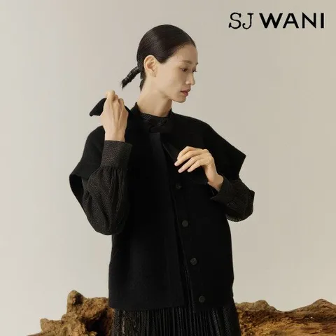 SJ와니 25FW 캐시미어 100 케이프 판초 1종 (런칭 가격 499,900원)