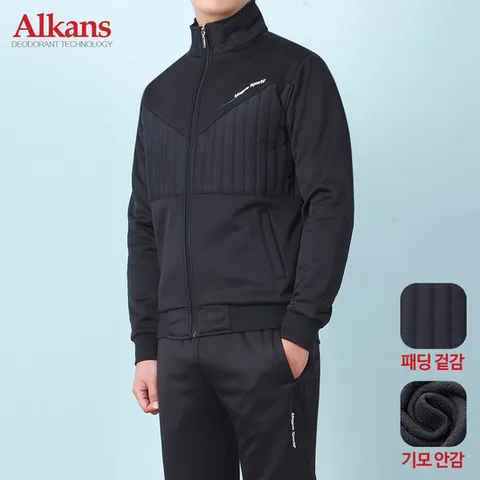 [알칸스]알칸스 겨울 남성 트레이닝세트 기모 츄리닝복 MC39MB