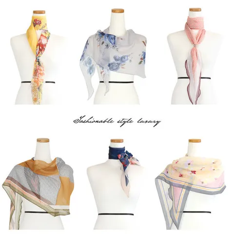 [샵앤][무료배송]여성 마름모 각 패턴 국산 스카프 5종 모음 균