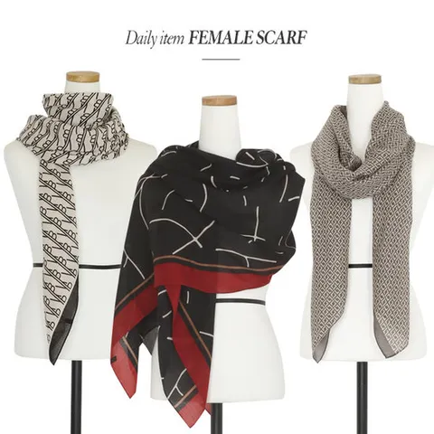 [샵앤][무료배송]여성 FW 국산 패턴 롱 패션 스카프 5종 모음 균