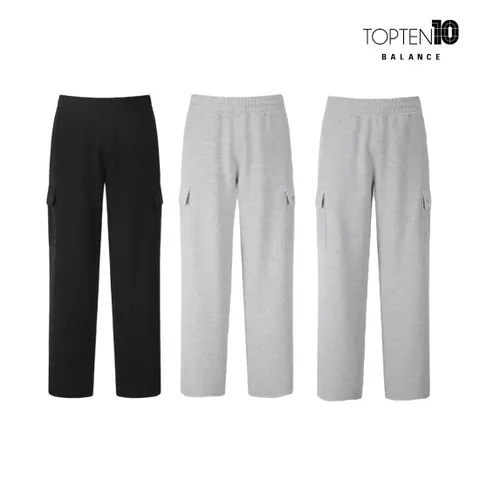 [ 롯데백화점 ][탑텐 밸런스]남성) MBF5PT1902  부드러운 더블니트 카고 팬츠