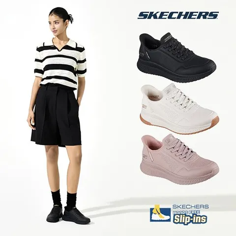 스케쳐스 여성용 밥스 스쿼드 슬립인스