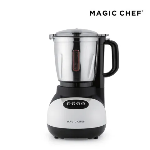 매직쉐프 대용량 믹서기 4L 스테인레스 대형 김치 김장 분쇄기 블랜더 믹서기 화이트