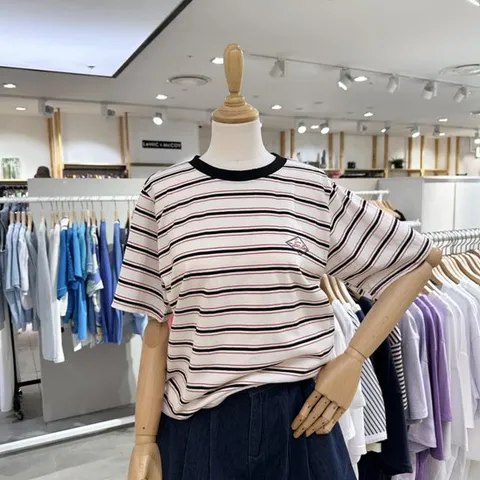 [ AK백화점 ][에잇컨셉] 1982 단가라 티셔츠 C25F7FTS027