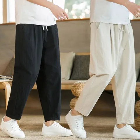 [에이치플러스몰]팬츠 K- 편한 남자 9부 UR 여름바지 48