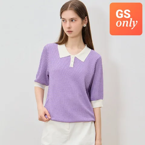 르오트 썸머 인타샤 비스코스 오픈카라 니트