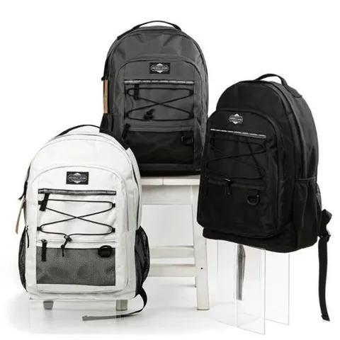 제노바 망사포켓 캐주얼 백팩 학생백팩 책가방 여행