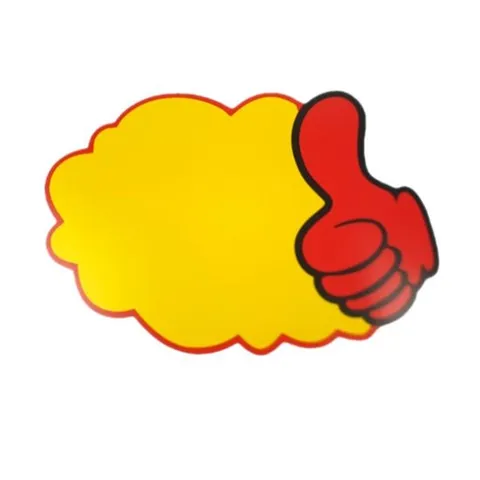 [오너클랜]인기상품 엄지손 쇼카드 매장 세일 카드 마트 스티커