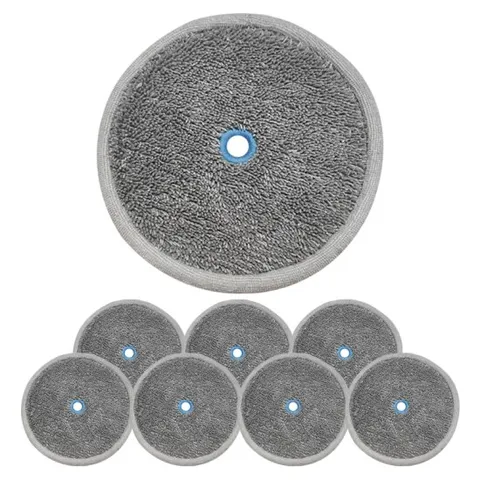 리빙만렙 에브리봇 쓰리스핀 엣지 호환 극세사 걸레 패드 8개 로봇 청소기 리필