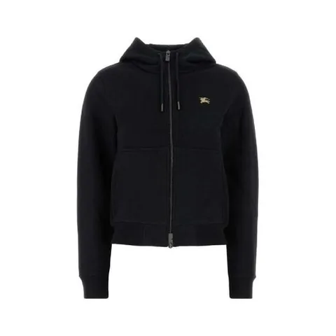 Burberry 로고 자수 집업 드로스트링 후드티 8111669 A1189 TP941115393