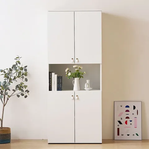 워즈 주방수납장 800 냉장고 홈카페 키큰 수납장 (착불)