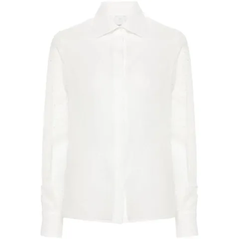 26 SS Eleventy 자수 세미 시스루 셔츠 I80CAMI07TES0I261 TP432166414