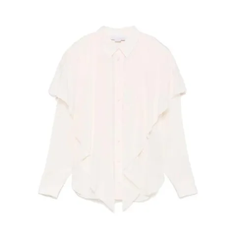 26 SS 스텔라 매카트니 레이어드 패널 세미 시스루 셔츠 620154SY206 TP437454762