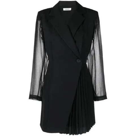 25 FW 산드로 랩어라운드 플리츠 미니 드레스 SFPRO02848 TP432010883