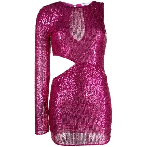 25 FW 페트리지아페페 컷아웃 시퀸 미니 드레스 2A2608A6W6M485 TP432159372